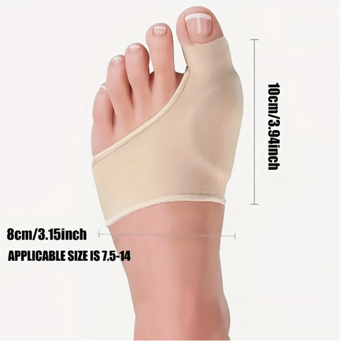 Ponožky na hallux – Elastické návleky pro noční péči o chodidla (2 ks)
