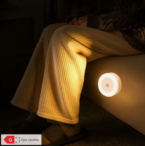 Nastavitelné LED noční světlo s dotykovým ovládáním