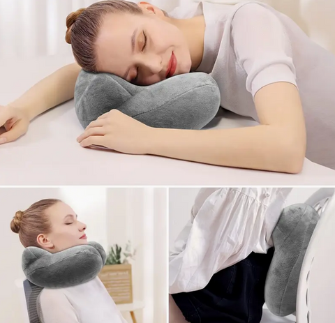 Měkký Ergonomický nafukovací cestovní polštář