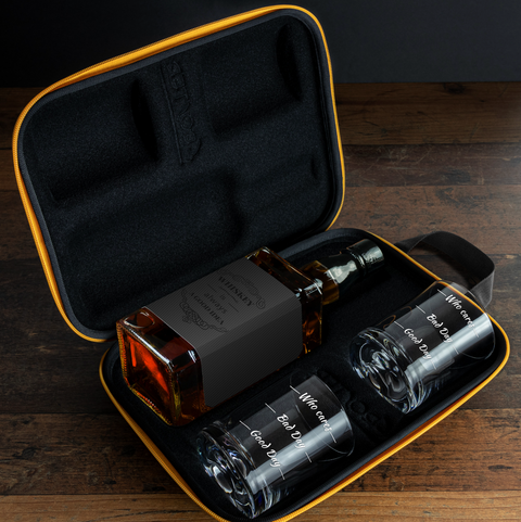 Whisky set Froster – Who Cares v přenosném pouzdře (CZ)