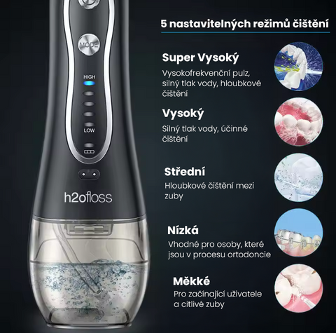 Elektrický ústní irigátor – Pokročilá ústní hygiena