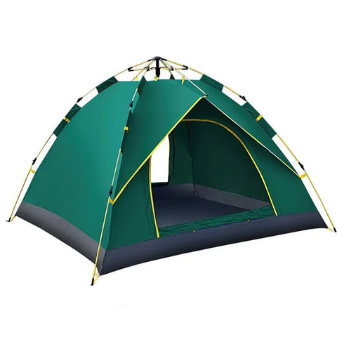 Outdoor Camping Fully Automatic Portable Folding Camping Tent 2-3 Person Beach Tent Quick Opening Two Person Camping Set