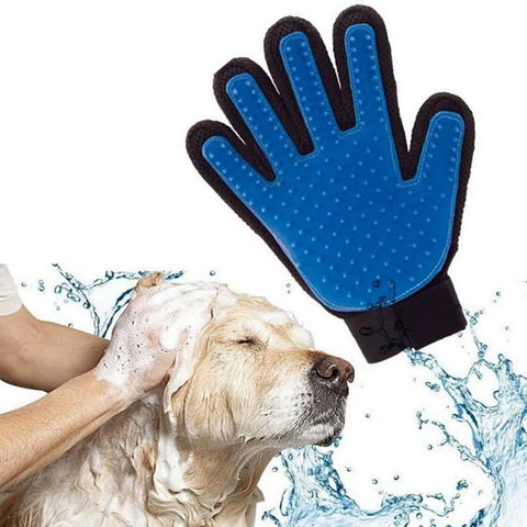 For Cats Glove Pet Grooming Brush Comb Cat Hackle Pet Deshedding Brush Glove for Animal Dog Pet Hair Gloves for Cat Dog Grooming