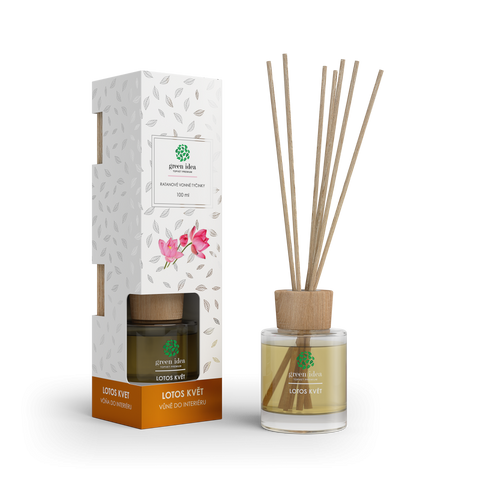Green idea Ratanové vonné tyčinky - Lotos květ 100 ml
