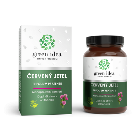 Green idea Červený jetel - tobolky 60 ks