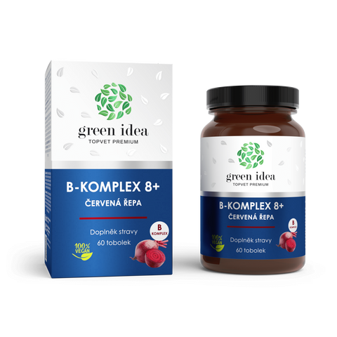 Green idea B-komplex 8+ červená řepa - tobolky 60 ks