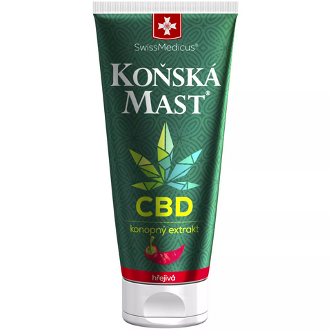 Herbamedicus GmbH Koňská mast s CBD hřejivá 200 ml