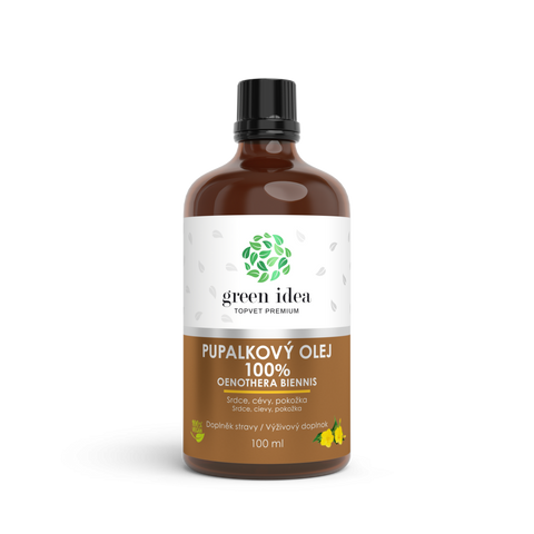 Green idea Pupalkový olej 100% 100 ml