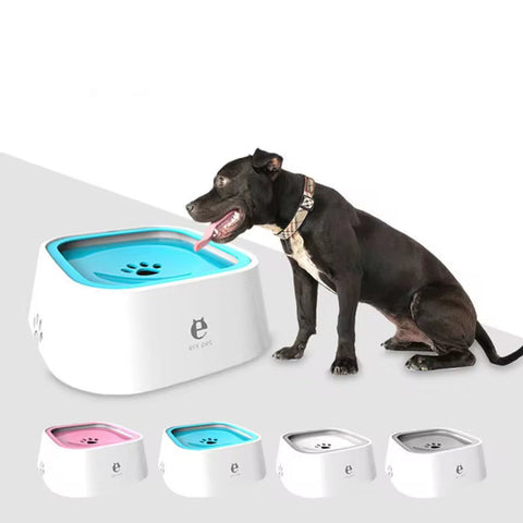 Pet Dog Cat Bowl Floating Bowl Water Drinker Not Wet Mouth Splash Water Cat Bowl Not Sprinkler Water Dispenser Portable Dog Bowl