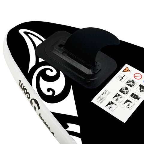 Nafukovací SUP paddleboard s příslušenstvím 305x76x15 cm černý