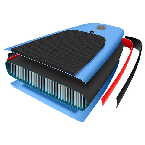 Nafukovací SUP paddleboard s příslušenstvím modrý 300x76x10 cm