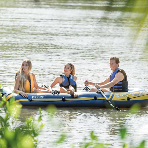 Intex Nafukovací člun Challenger 3 s vesly a pumpičkou