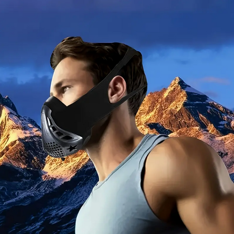 Fitness maska na podporu dýchaní