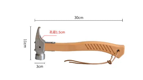 Dřevěné kemping kladivo – nezbytný pomocník