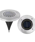 20LED Solar Power Disk Light Outdoor Garden Solar Underground Light Deck Light Spotlight Buried Solar Led Lamp Garden Decoration