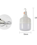 60W Emergency Light Outdoor Camping Supplies Edc Outdoor USB Rechargeable LED Light Bulb Lantern Hiking Sports Entertainment