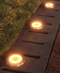 20LED Solar Power Disk Light Outdoor Garden Solar Underground Light Deck Light Spotlight Buried Solar Led Lamp Garden Decoration