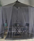 300 X230CM Free Installation Mosquito Net Garden Parasols Umbrella with Netting