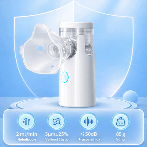 Najefektivnejší Mesh inhalátor pro děti a dospělé