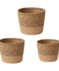 67JB Straw Plant Basket Indoor Woven Plant Pots for Planter Flower Pots Plant Pot