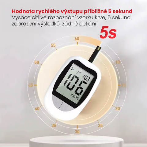 Digitální glukometr pro měření cukru v krvi