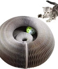 Magic Organ Cat Scratching Board Cat Toy with Bell Cat Grinding Claw Cat Climbing Frame Magic Organ Pet Cat Play Scratch Toy