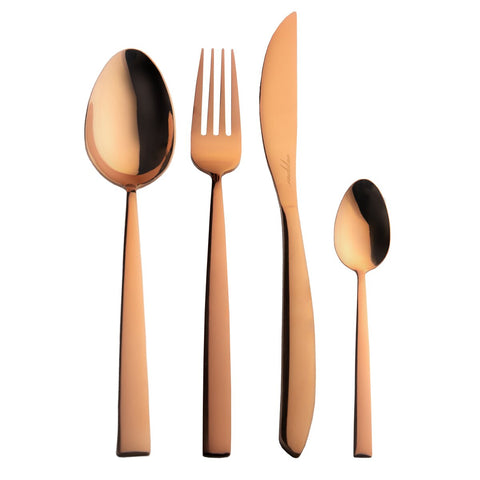 ORION Jedálenský príbor Copper – 24 dielov