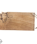 ORION Krájacia doska MANGO krava 45×22 cm