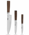 ORION Kuchynský nôž WOODEN sada 3 ks