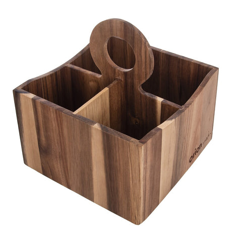 ORION Stojan na príbory WOODEN