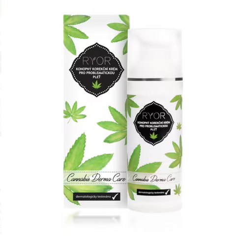 Ryor Cannabis Derma Care korekční pleťový krém 50 ml