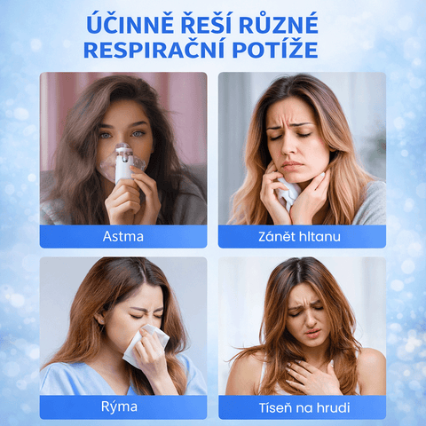 Najefektivnejší Mesh inhalátor pro děti a dospělé