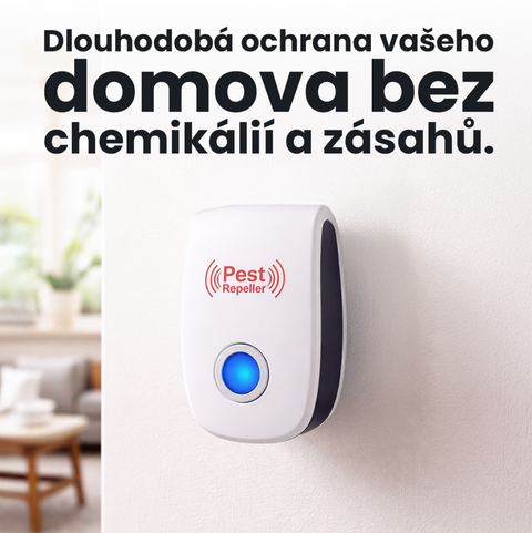 2 ks Elektronický ultrazvukový odpuzovač hmyzu do domácnosti