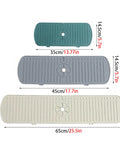 Kitchen Silicone Faucet Mat Water Ripples Faucet Water Catcher Mat Large Sink Splash Pad Countertop Protector Bathroom