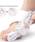 Speciální ortopedická pomůcka na hallux valgus