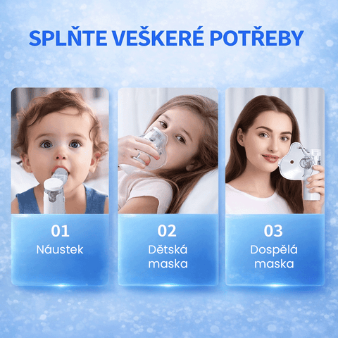 Najefektivnejší Mesh inhalátor pro děti a dospělé