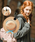 Magnetic Hat Clip for Travel Pentagram-Shaped Bag Hat Keeper Clip on Hands Free Hat Holder for Traveling Bags Purses Backpacks