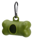 Waste Bag Dispenser for Dog Waste Carrier Green Black Pet Supply Accessory Dog Cat Small Tools Poop Bag Holder