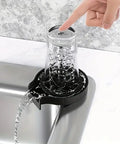 1Pc Plastic Automatic Cup Washer High Pressure Glass Cleaner for Kitchen Sink Beer Milk Tea Cups