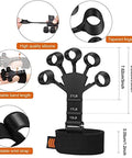 Guitar Finger Strengthener,Grip Strength Trainer,Finger Exerciser,Hand Strengthener for Patients Strength Training