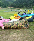 Trend Outdoor Products Fast Infaltable Air Sofa Bed Good Quality Sleeping Bag Inflatable Air Bag Lazy Bag Beach Sofa 240*70Cm