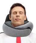 Travel Neck Pillow Memory Foam U-Shaped Pillow Snail Style Travel Neck Support Portable Adjustable Soft Noon Break Sleep Pillows