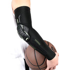 1Pc Sports Arm Guard Crashproof Compression Sleeves Elbow Protective Pad UV Protection Hand Cover for Running Fishing Cycling