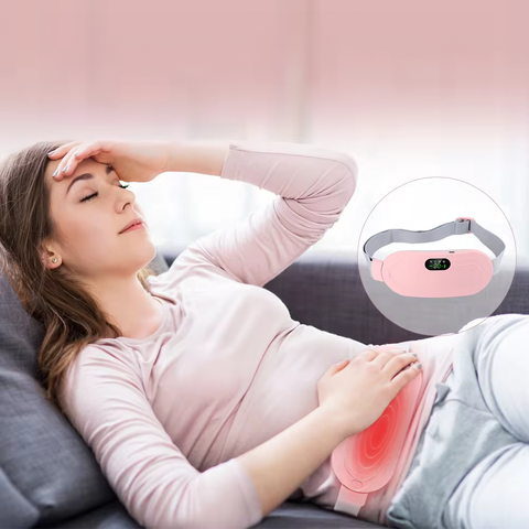 Elektrický masážní pás na menstruační bolesti s vibračním ohřevem
