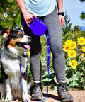4-In-1 Durable Dog Leash Retractable Nylon Dog Leash with Water Bottle Bowl Extending Puppy Walking Running Leads Pet