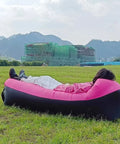 Trend Outdoor Products Fast Infaltable Air Sofa Bed Good Quality Sleeping Bag Inflatable Air Bag Lazy Bag Beach Sofa 240*70Cm