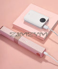 Mini Hair Straightener Automatic Hair Curler Portable Flat Dry Curling Iron Rechargeable Wireless Hair Styling Tools