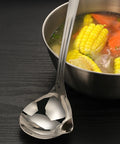 Stainless Steel Colander Spoon Soup Colander Kitchen Soup Gravy Oil Soup Fat Separator Ladles Skimmer Spoon Soup Colander