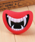 New Durable Safe Funny Squeak Dog Toys Devil'S Lip Sound Dog Playing/Chewing Puppy Make Your Dog Happy