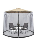 300 X230CM Free Installation Mosquito Net Garden Parasols Umbrella with Netting